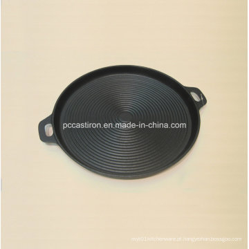 Rodada de ferro fundido Griddle De China